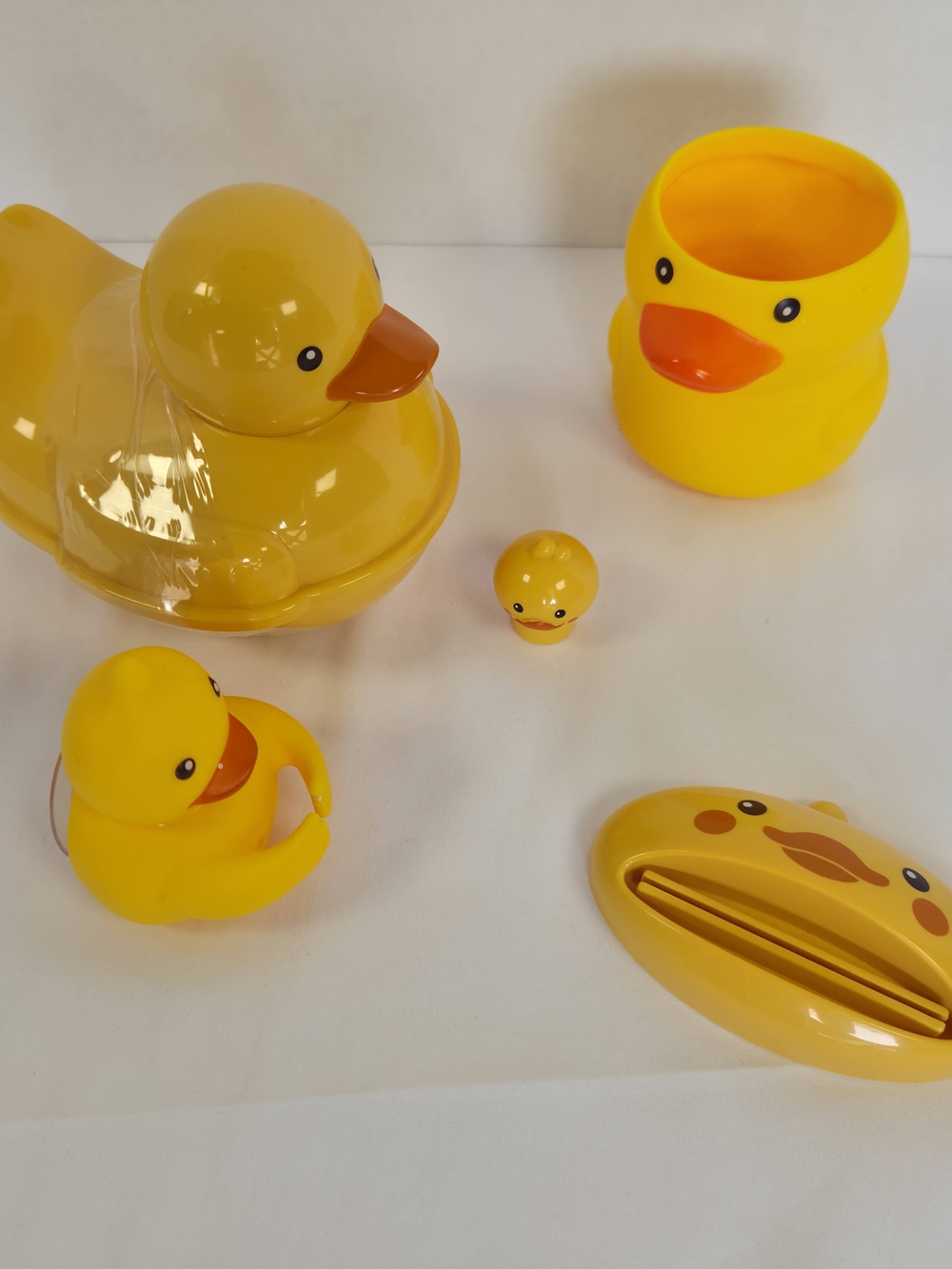 Yellow Rubber Duck Bathroom Accessories Set - Kids